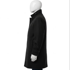 Abrigo de Lana para Hombre de Talla Grande, Cuello Camisero, Mezcla de Lana, Ropa de Abrigo Cálida para Invierno, Informal, de Negocios, Suministro al por Mayor, Exportación Global para Hombre - Product Image 5