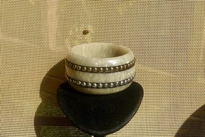 Bracelets en laiton de haute qualité avec incrustations d'os et de corne, écologiques, pour mariage, pour femmes et filles, finition polie - Product Image 5