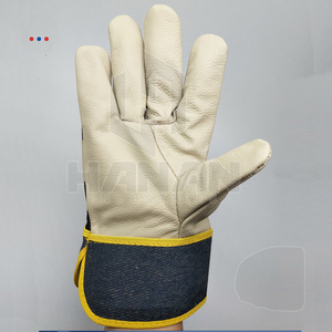 Gants de soudage de sécurité en cuir de vachette pour les applications Arc TIG MIG et de coupe à usage industriel - Product Image 4