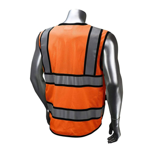 Chaqueta de Seguridad Vial para Hombre de Alta Calidad, Poliéster Transpirable, Alta Visibilidad, Antibacteriana, Impermeable, MOQ Bajo - Product Image 2