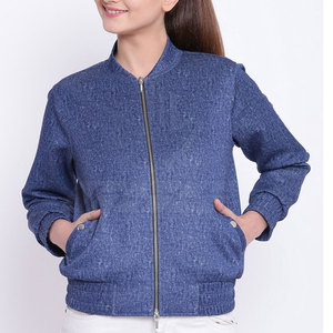 El mejor diseño de chaqueta de bombardero para mujer, chaqueta universitaria de talla grande con cremallera, chaqueta de bombardero de manga larga totalmente personalizada - Product Image 1