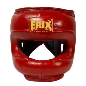 Meilleur casque de protection intégral pour la boxe, le MMA et les arts martiaux, unisexe, en cuir, double visière, fermeture à boucle - Product Image 1