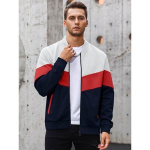 Veste universitaire pour hommes manches en cuir véritable et laine mélangée Letterman Boys College Varsity Jackets XS-5XL - Product Image 3