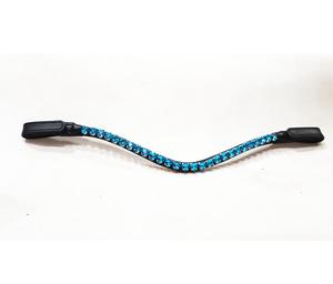 Bride de luxe en cuir premium avec frontale en cristal en V et strass, équipement équestre personnalisé pour dressage et saut d'obstacles - Product Image 6