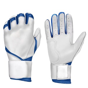 Gants de frappe de baseball à enveloppe intégrale Gants de baseball avec logo personnalisé Gants de baseball en cuir de softball pour hommes Gants de gros - Product Image 1