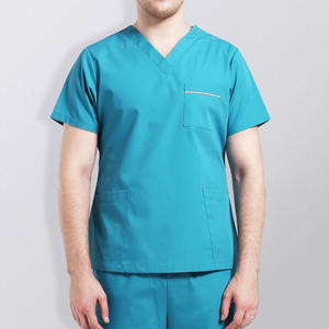 Tenues d'hôpital confortables pour hommes, uniformes de clinique, ensembles de blouses et pantalons de soins infirmiers pour hommes, vente en gros - Product Image 3