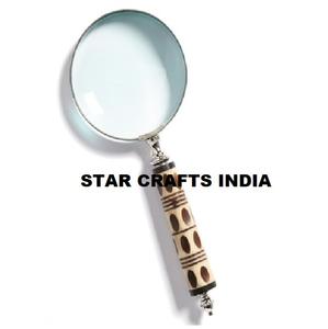 Vente chaude tigre motif loupe avec poignée en corne loupe de poche loupe pour la maison salon décor - Product Image 5