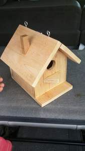 Nichoir à oiseaux en bois fait à la main |   Finition lisse de qualité supérieure |   Prix de gros en vrac d'usine - Product Image 2
