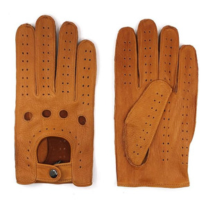 Diseño personalizado invierno más cálido guantes de conducción agujeros para nudillos estilo ajustable correa de muñeca guantes para conductores - Product Image 2
