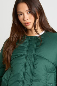 Chaquetas Acolchadas de Lona Tejida Sólida para Mujer, Hechas a Medida, Transpirables, Cálidas, con Cierre de Cremallera Regular para Exteriores - Product Image 6