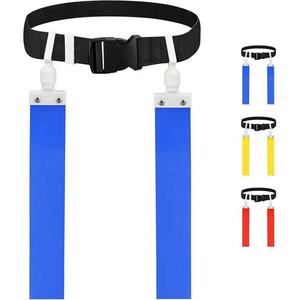 Cinturones de Bandera de Fútbol Resistentes de PVC, Ajustables, para Jóvenes y Adultos, Diseño Duradero de Liberación Rápida - Product Image 4