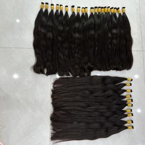 MATIÈRE PREMIÈRE UN SEUL DONATEUR NATUREL DROIT NOIR CUTICULE ALIGNÉ MEILLEURE VENTE EXTENSIONS DE CHEVEUX HUMAINS VIETNAMIENS - Product Image 5
