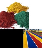 Spot gros oxyde de fer colorant rouge peinture plastique peinture ne se décolore pas couleur ciment béton brique asphalte