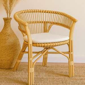 เก้าอี้หวายน้ำหนักเบาที่มีดีไซน์ระบายอากาศได้เพื่อความยืดหยุ่นในบ้านหรือโรงแรม - Product Image 3