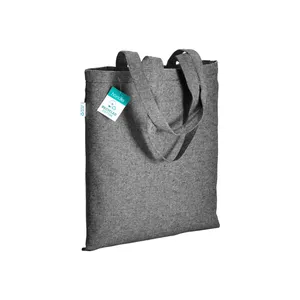 Borse Shopper Ecologiche Promozionali con Manico Lungo in Cotone Riciclato 280g - Product Image 2