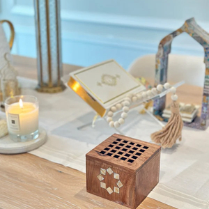 เตาเผาไม้คุณภาพสูงแม่มุกมาใหม่เครื่องเผา mubkhar สำหรับชาวอาหรับรามันดาผลิตในเวียดนาม - Product Image 4