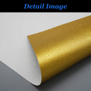 300gsm izgara desen altın folyo sanat baskı PVC vinil duvar kağıdı-ev/otel/ofis için eko-aşınmaya dayanıklı - Product Image 4