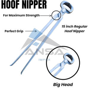 Pinza de pezuña de 15 ", recortadora de pezuñas de caballo profesional, herramienta de herrador, cuchillas afiladas de Metal duradero, herrador de larga duración - Product Image 2