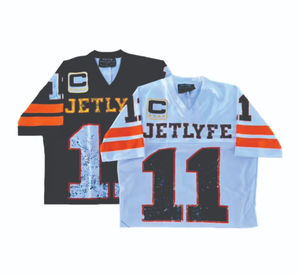 Maillot en maille streetwear personnalisé maillot de football américain fabricant de maillot de football rétro surdimensionné sublimé Boxy - Product Image 6