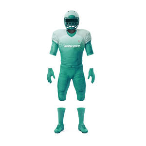 Uniforme de fútbol americano transpirable hecho en poliéster 100%, el último diseño a precio razonable, bajo MOQ, ropa de fútbol americano - Product Image 1