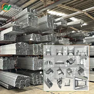 Perfiles de Aluminio Cuadrados de la Serie 6000 T3~T8, Diseño Delgado y Personalizado, Directamente de Fábrica <span class=keywords><strong>Royen</strong></span>, para Puertas Corredizas sin Marco - Product Image 2