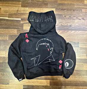 ชุดเสื้อฮู้ดกันหนาวมีซิปสำหรับทุกเพศชุดมีฮู้ดปักลายวินเทจผลิตตามสั่งสำหรับผู้ชายและผู้หญิงฤดูหนาวใส่สบาย - Product Image 4