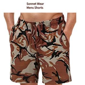Pantalón corto estampado camuflaje de alta calidad para hombre - Product Image 6