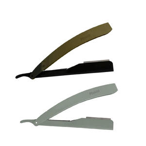 Navaja de Afeitar Recta de Acero Inoxidable para Hombre, Navaja de Peluquero para Cortar y Entresacar Cabello, Soporte para Cuchillos de Salón de Belleza, 1 Unidad - Product Image 3