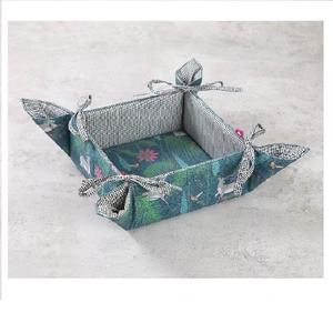 Bread Drawstring Square Organic Cotton Linen Storage <b>Basket</b> simple desktop <b>food</b> <b>baskets</b> Traditional Look new high quality <b>Basket</b> - Product Image 1