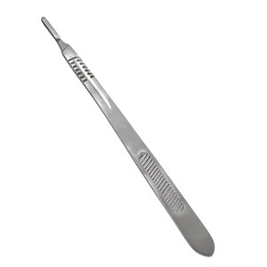 Manche de scalpel chirurgical en acier inoxydable, instrument médical réutilisable, instrument de coupe pour chirurgie orthopédique vétérinaire - Product Image 1