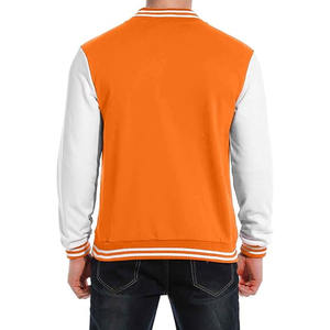 2025 nueva chaqueta universitaria con logotipo personalizado, Mangas de cuero bordadas, chaqueta de béisbol para hombres de pareja universitaria cargada por Dress Sports - Product Image 5