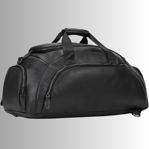 Premium Vintage en cuir véritable hommes sac de sport fermeture éclair grande capacité bagages de voyage pour événements visites voyages d'une nuit - Product Image 2