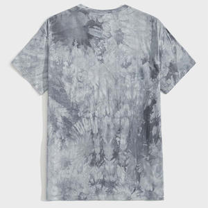 OEM 100% Cotton Formal Short Sleeve Tie Dye <b>Tshirts</b> for Men Summer Fashion Wear Custom Printing with Private Label logo Branding - Product Image 2