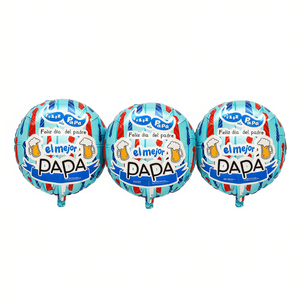 Ballon en aluminium El Mejor Pap 10 pouces pour la décoration de fête de la Fête des Pères - Product Image 2