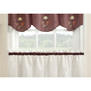 Set di 2 Tende e Mantovane da Cucina CHF & You Rose, Giallo, Misura 36 Pollici, Motivo Giallo Luminoso e Allegro per l'Arredamento della Tua Cucina - Product Image 2