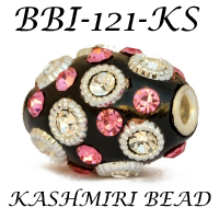 Cuentas Decorativas de Cachemira, Cuentas Lakh Duraderas y Coloridas, Perfectas para Joyería y Manualidades, Cuentas de Cachemira Hechas a Mano de la India - Product Image 6