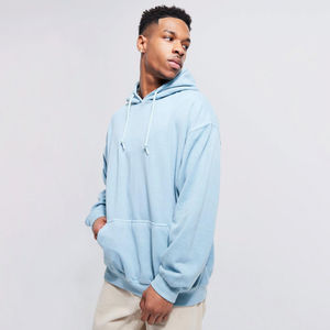 Sweat à capuche vintage lavé de super qualité pour hommes Service OEM surdimensionné en coton lourd pour l'hiver - Product Image 1