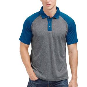 Polo en blanco personalizado bordado informal manga corta negocios botón abajo contraste color tejido ropa de hombre de talla grande polos - Product Image 5