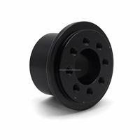 Kit d'adaptation de moyeu de volant court M-lathe OEM en aluminium usiné CNC, anodisé noir racing, pour BMW E36