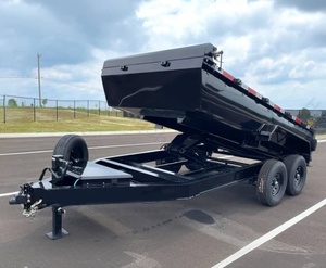High Quality 5 Ton Farm Tipping <b>Trailer</b> with Two <b>Wheels</b> Featuring Core Gear Component Available for Sale - Product Image 5