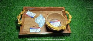 Collection de pots en acrylique de qualité supérieure faits à la main avec plateau en incrustation de coquillages, sans couvercle, capacité de 150 ml, édition cadeaux d'affaires ZH TRADERS - Product Image 6