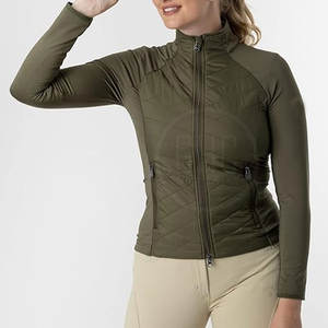 เสื้อแจ็คเก็ตขี่ม้าผู้หญิงคุณภาพสูง ผลิตตามสั่ง ผ้าฝ้าย/โพลีเอสเตอร์ แห้งเร็ว ระบายอากาศดี ดีไซน์ล่าสุด ผลิตจำนวนมาก ผลิตในปากีสถาน - Product Image 5