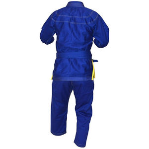 En couleur bleue personnaliser professionnel fait à la main respirant confortable nouveau Bjj uniforme arts martiaux et vêtements d'arts martiaux - Product Image 3