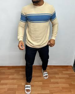 T-shirt de gymnastique 100% coton imprimé personnalisé pour hommes coupe ajustée à manches longues dans un style uni - Product Image 6