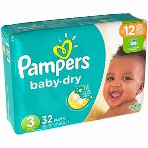 Cao cấp tã 2xsoft Pampers bé khô Pampers chỉ đơn giản là khô Pamper cho em bé và người lớn tã