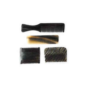 Peigne en corne de buffle en forme de poisson unisexe fait à la main avec logo personnalisé directement de l'Inde pour salon ou usage domestique - Product Image 4