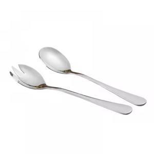 Outils à salade en acier inoxydable poli argenté, écologiques, compatibles lave-vaisselle, pour la cuisine, la vaisselle, la maison, l'hôtel, le restaurant - Product Image 4