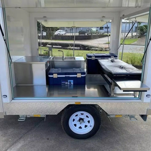 Remolque de Barbacoa y Ahumador Móvil de 8 pies, Totalmente Equipado, con Envío Gratuito, Parrilla Exterior y Cocina para Venta de Comida Ambulante - Product Image 1