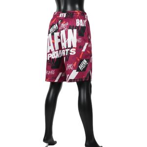 Short de basket-ball pour femmes, haute qualité, tissu mesh respirant, 145 GSM, logo sublimé sur toute la surface. - Product Image 5