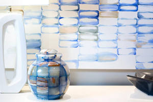 Urna de mármol multicolor Triumph Onyx, urna de cremación de mármol moderna Multi Onyx, urna multicolor de mármol Onyx - Product Image 6